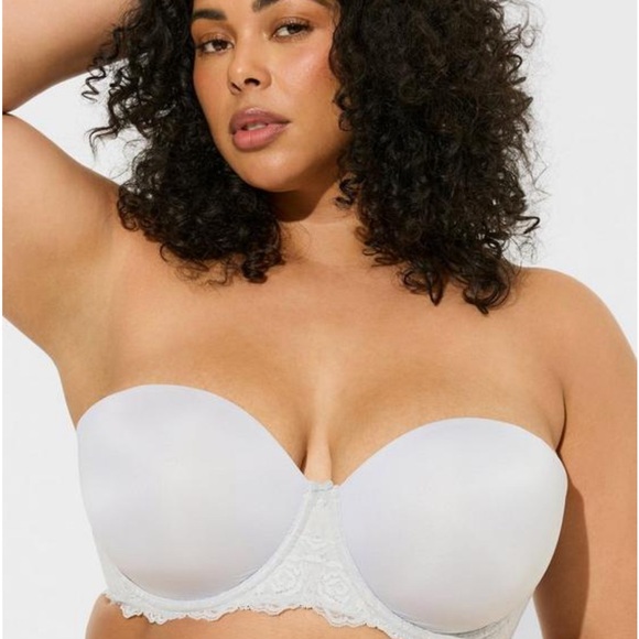TORRID Bombshell Everyday Strapless Light-Lined Bra 42DDD - Picture 2 of 8